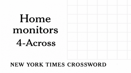 Home Monitors in the NYT Crossword