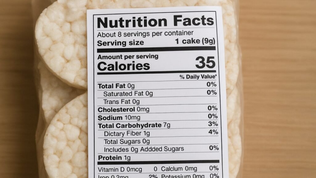 Rice Cakes Nutrition Facts: Are They Really a Healthy Snack? Rice Cakes Nutrition Facts