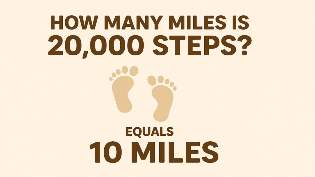 How Many Miles Is 20000 Steps? How Many Miles Is 20000 Steps